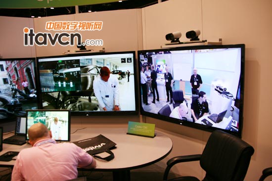 infocomm2011思科展出网真系列视频会议_其