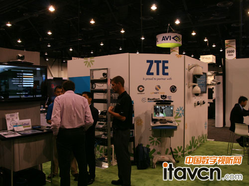 ZTE T800视讯系统现身美国Infocomm2012