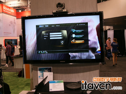 ZTE T800视讯系统现身美国Infocomm2012_视