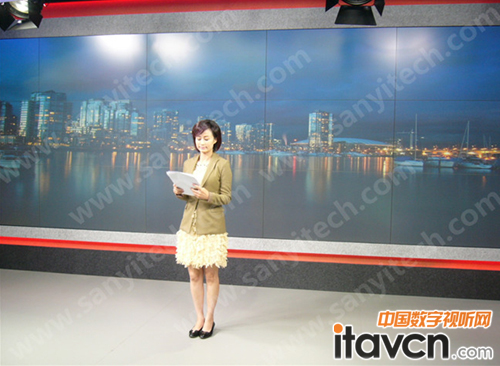 上海教育电视台打造等离子拼接显示墙_大屏拼