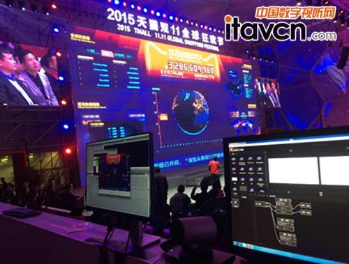 实时数据展示 ventuz细说2015双十一_大屏拼接-中国图片
